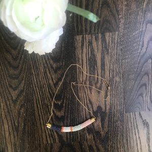 Beaded and Gold Necklace